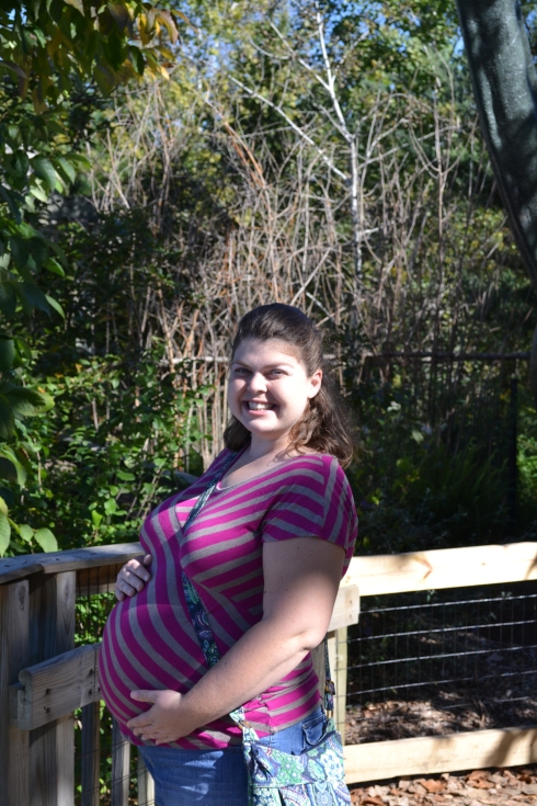 Brandon snapped a picture of me at the Columbus Zoo.  We were blessed to be able to slip away just the two of us for a few days before we welcome another baby. 